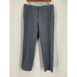Banana Republic Dress Pants Mens‎ 33x28 Grey Wool Tailored Classic Office